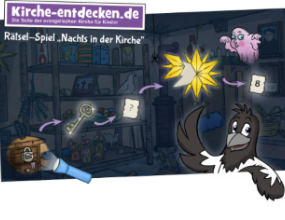 Rätsel-Abenteuer auf kirche-entdecken.de Seitenvorschau kirche-entdecken.de