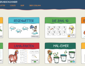 COOLLAMA: Rätselspaß für den Herbst Seitenvorschau coollama.de