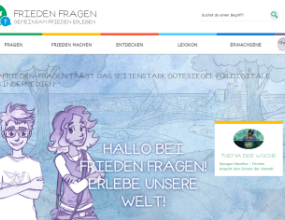Frieden Fragen: Wangari Maathai im Fokus Seitenvorschau frieden-fragen.de