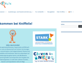 KNIFFELIX: Enzyme im Alltag entdecken Seitenvorschau kniffelix.de