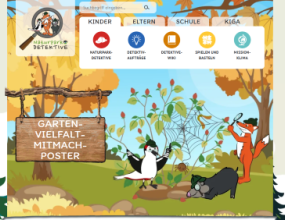 Wimmelbild der Naturpark Detektive entdecken Seitenvorschau naturpark-detektive.de